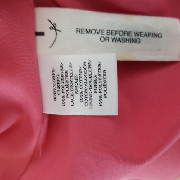 Ann Taylor Pink Midi Dress with Lace Details - Picture 6 of 6